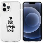 iMoshion Design Hülle für das iPhone 13 Pro - Live Laugh Love