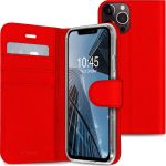 Accezz Wallet TPU Klapphülle für das iPhone 13 Pro Max - Rot