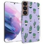 iMoshion Design Hülle für das Samsung Galaxy S22 - Allover Cactus