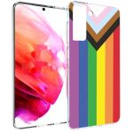 iMoshion Design Hülle für das Samsung Galaxy S21 FE - Rainbow flag