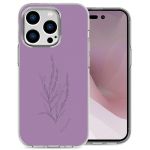 iMoshion Design Hülle für das iPhone 14 Pro - Floral Purple