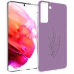 iMoshion Design Hülle für das Samsung Galaxy S21 FE - Floral Purple