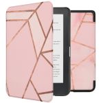 iMoshion Design Slim Hard Case Sleepcover für das Kobo Clara HD - Pink Graphic