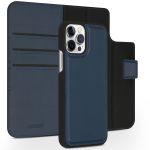 Accezz Premium Leather 2 in 1 Klapphülle für das iPhone 12 (Pro) - Dunkelblau