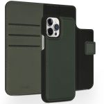 Accezz Premium Leather 2 in 1 Klapphülle für das iPhone 12 (Pro) - Grün