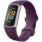 iMoshion Silikonband für die Fitbit Charge 5 / Charge 6 - Größe S - Violett