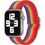 iMoshion Elastische Nylonarmband für das Apple Watch Series 1-9 / SE - 38/40/41mm - Rainbow