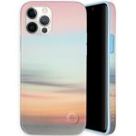 Selencia Aurora Fashion Back Case für das iPhone 12 (Pro) - ﻿Strapazierfähige Hülle - 100 % recycelt - Sky Sunset Multicolor
