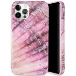 Selencia Aurora Fashion Back Case für das iPhone 12 (Pro) - ﻿Strapazierfähige Hülle - 100 % recycelt - Ocean Shell Purple