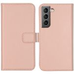Selencia Echtleder Klapphülle für das Samsung Galaxy S22 - Dusty Pink