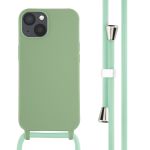 iMoshion Silikonhülle mit Band für das iPhone 13 - Grün