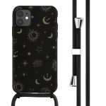 iMoshion Silikonhülle design mit Band für das iPhone 11 - Sky Black