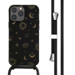 iMoshion Silikonhülle design mit Band für das iPhone 13 Pro Max - Sky Black