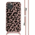 iMoshion Silikonhülle design mit Band für das iPhone 11 Pro - Animal Pink
