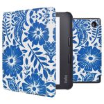 iMoshion Design Slim Hard Case Sleepcover mit Stand für das Kobo Libra 2 / Tolino Vision 6 - Flower Tile