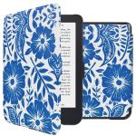 iMoshion Design Slim Hard Case Sleepcover für das Kobo Clara 2E / Tolino Shine 4 - Flower Tile