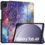 iMoshion Design Trifold Klapphülle für das Samsung Galaxy Tab A9 8.7 Zoll - Space