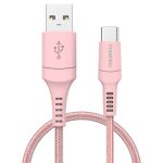 iMoshion Braided USB-C-zu-USB Kabel - 1 Meter - Rosa