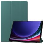 iMoshion Trifold Klapphülle für das Samsung Galaxy Tab S9 Plus 12.4 Zoll - Dunkelgrün