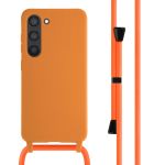 iMoshion Silikonhülle mit Band für das Samsung Galaxy S23 - Orange