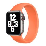 Apple Solo Loop für die Apple Watch Series 1-9 / SE - 38/40/41 mm - Größe 4 - Kumquat