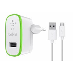 Belkin Boost↑Boost ↑ Up Home Ladegerät 2.4A + Micro USB USB Kabel