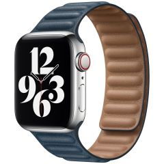 Apple Leather Link M/L für das Apple Watch Series 1-8 / SE - 38/40/41 mm - Baltic Blue