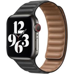 Apple Leather Link S/M für das Apple Watch Series 1-8 / SE - 38/40/41 mm - Schwarz