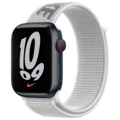 Apple Nike Sport Loop Armband für das Apple Watch Series 1-9 / SE - 38/40/41 mm - Summit White