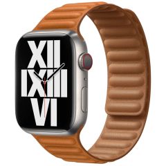 Apple Leather Link M/L für Apple Watch Series 1-9 / SE / Ultra (2) - 42/44/45/49 mm - Golden Brown