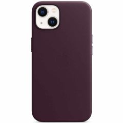Apple Leder-Case MagSafe iPhone 13 - Dark Cherry