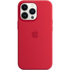Apple Silikon-Case MagSafe iPhone 13 Pro - Rot