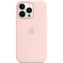 Apple Silikon-Case MagSafe iPhone 13 Pro Max - Chalk Pink