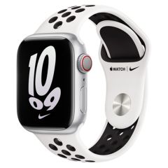 Apple Nike Sport Band für das Apple Watch Series 1-8 / SE - 38/40/41 mm - White / Black