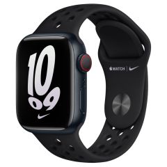 Apple Nike Sport Band für das Apple Watch Series 1-8 / SE - 38/40/41 mm - Schwarz
