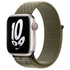 Apple Sport Loop Armband für das Apple Watch Series 1-9 / SE - 38/40/41 mm - Sequoia / Pure Platinum