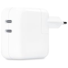 Apple ﻿Original USB-C Power Adapter - Ladegerät - Doppelter USB-C-Anschluss - 35 W - Weiß