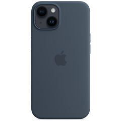 Apple Silikon-Case MagSafe für das iPhone 14 - Storm Blue