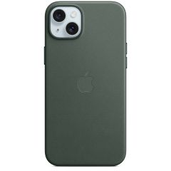Apple FineWoven Back Cover MagSafe für das iPhone 15 Plus - Evergreen
