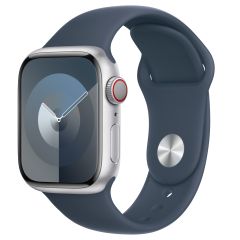 Apple Sport Band für die Apple Watch Series 1-9 / SE - 38/40/41 mm - Größe M/L - Storm Blue