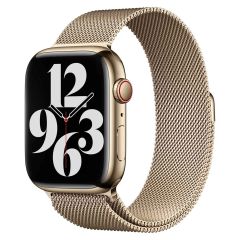 Apple Mailänder Fitness-Armband für Apple Watch Series 1-9 / SE / Ultra (2) - 42/44/45/49 mm - Gold