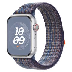 Apple Nike Sport Loop Band für die Apple Watch Series 1-9 / SE / Ultra (2) - 42/44/45/49 mm - Game Royal/Orange