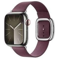 Apple Modern Buckle FineWoven für die Apple Watch Series 1-9 / SE - 38/40/41 mm - Größe M - Mulberry