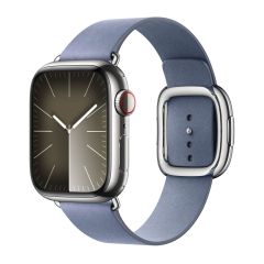 Apple Modern Buckle FineWoven für die Apple Watch Series 1-9 / SE - 38/40/41 mm - Größe L - Lavender Blue