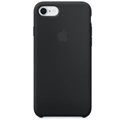 Apple Silikon-Case Schwarz für das iPhone SE (2020) / 8 / 7