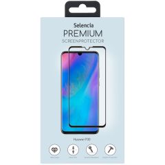 Selencia Premium Screen Protector aus gehärtetem Glas für das Huawei P30 - Schwarz