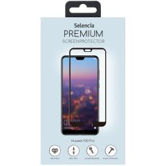 Selencia Premium Screen Protector aus gehärtetem Glas für das Huawei P20 Pro - Schwarz