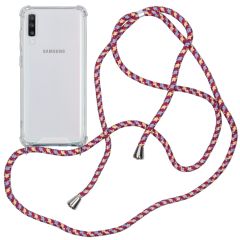 iMoshion Backcover mit Band Lila für das Samsung Galaxy A70
