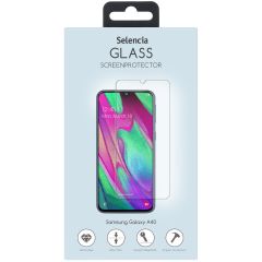 Selencia Displayschutz aus gehärtetem Glas Samsung Galaxy A40