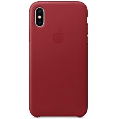 Apple Leder-Case Red für das iPhone X(s)